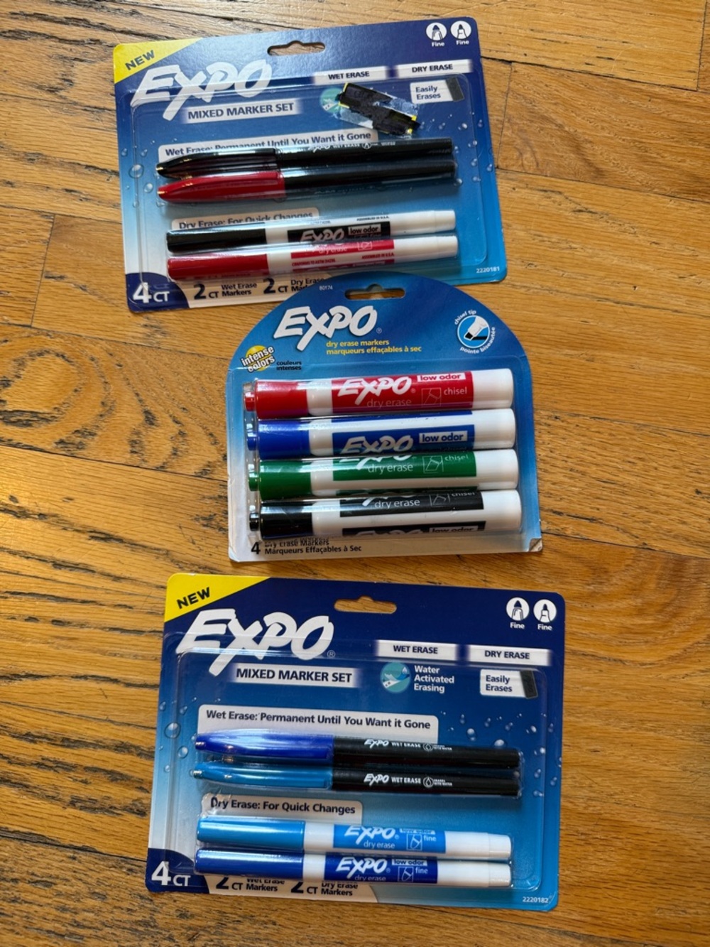 Expo Dry Erase Wet Erase Marker Packs